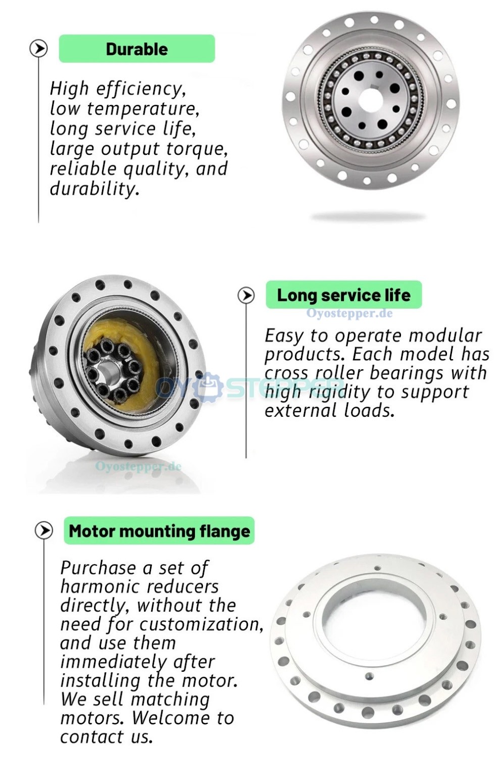 CSF-Serie,Harmonisches-Getriebe, &Uuml;bersetzungsverh&auml;ltnis 50:1 bis 120:1, f&uuml;r Schrittmotor / Servomotoren